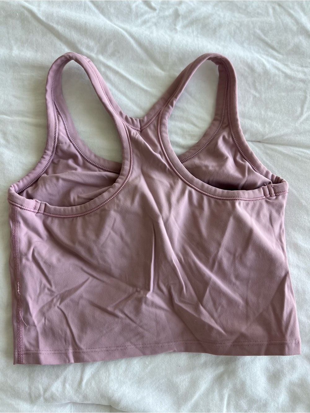 Amazon Mauve Racerback Cropped Tank - Picture 2 of 3